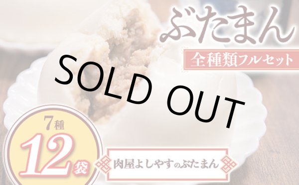 画像1: 【WEB限定】【超お買い得！たっぷり12個】よしやすぶたまん全種類フルセット (1)